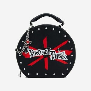 Hot Topic Black and Red Punk Mini Bag